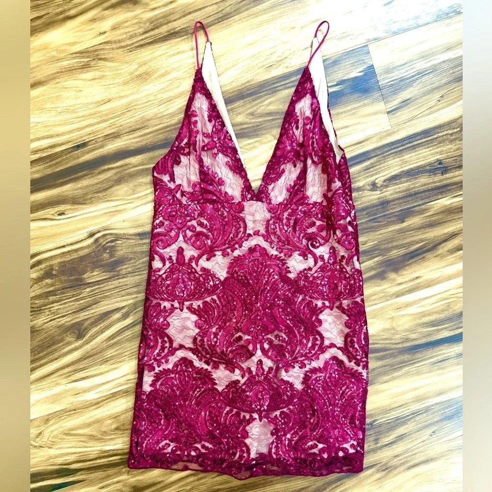 Free People Night Shimmer Mini Dress - Picture 6 of 10